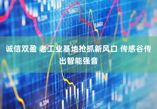 诚信双盈 老工业基地抢抓新风口 传感谷传出智能强音