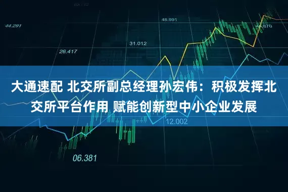 大通速配 北交所副总经理孙宏伟：积极发挥北交所平台作用 赋能创新型中小企业发展